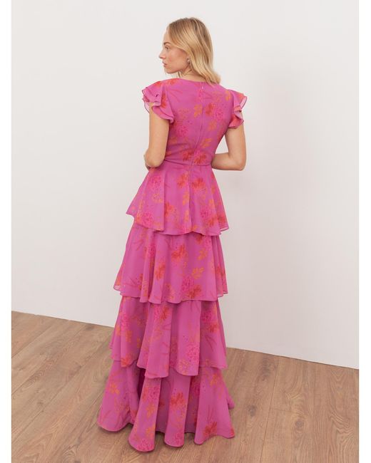 Anaya with love Pink Floral Print Dress