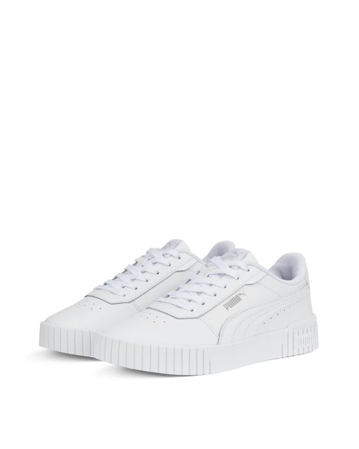 PUMA White Carina 2.0 Trainers