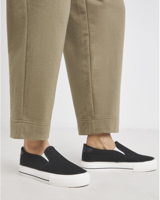 Simply Be Natural Slip On Canvas Trainer Wide