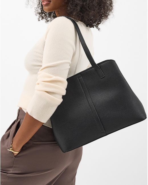 Accessorize Black Webbing Strap Shoulder Bag