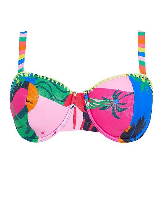 Simply Be Blue Underwired Bikini Top