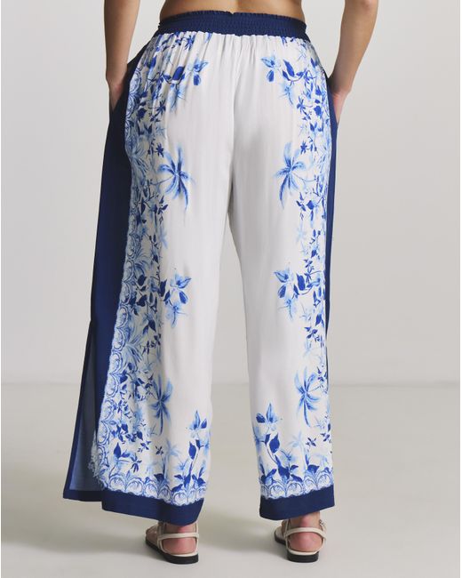 Figleaves Blue Lisbon Beach Trouser