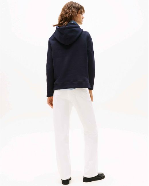 Tommy Hilfiger Blue Heritage Logo Hoodie