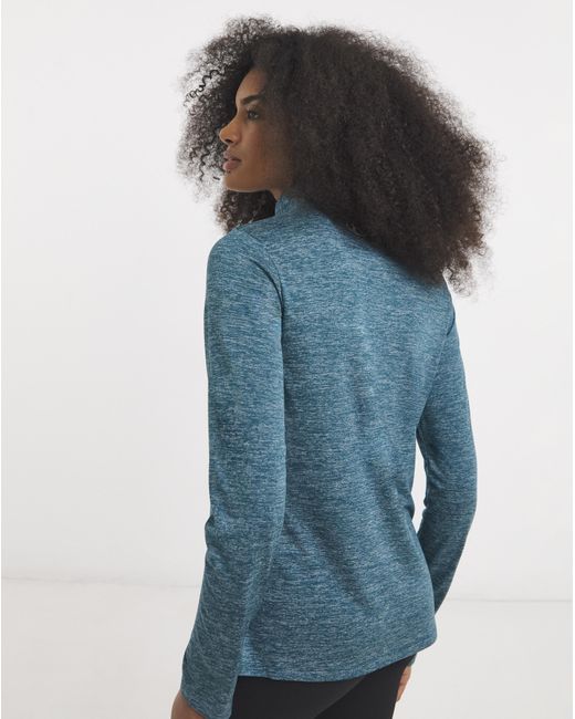 Under Armour Blue Tech 1/2 Zip Twist Top