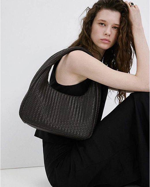 Mango Black Medium Shoulder Bag