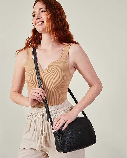 Accessorize Black Push Lock Wallet