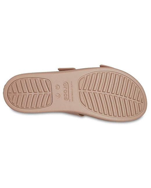CROCSTM Brown Brooklyn Sandal Low