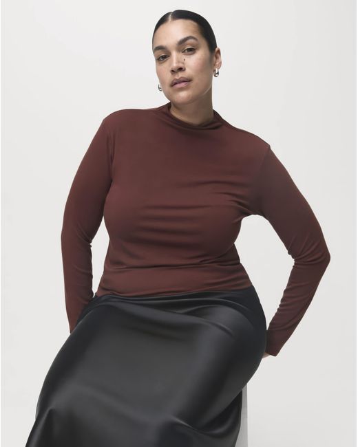 Mango Red Long Sleeve T-Shirt