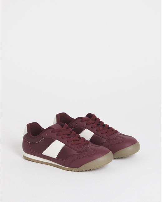 Simply Be Blue Classic Retro Trainer Wide