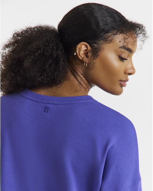 Sweaty Betty Blue Longline Sweatshirt