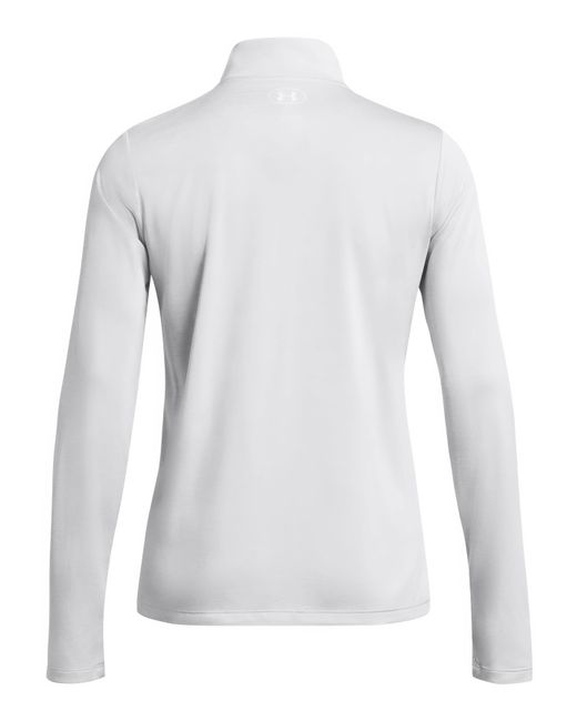 Under Armour White Tec 1/2 Zip Twist Top
