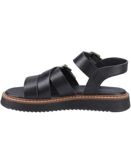 Hush Puppies Black Cady Sandal