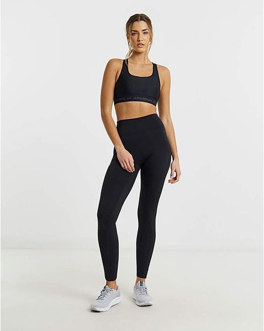 Under Armour Blue Crossback Mid Support Bra