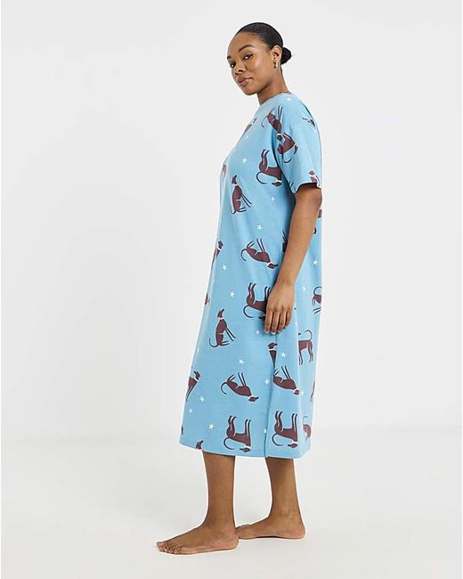 Pretty Secrets Blue 2 Pack Midi Nighties