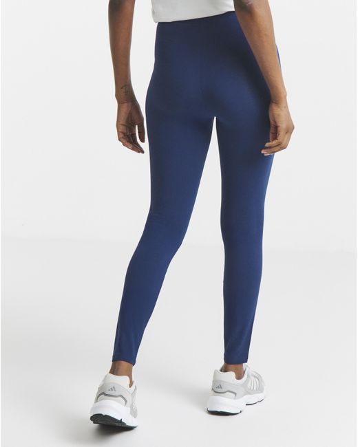 Adidas Blue Essentials Linear Leggings