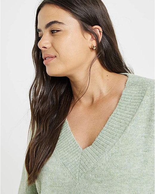Simply Be Green V-Neck Tunic