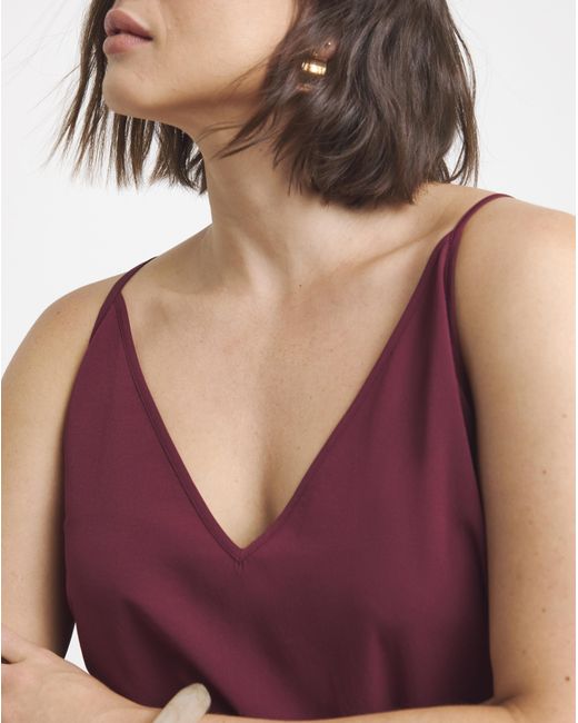 Simply Be Red V Neck Cami