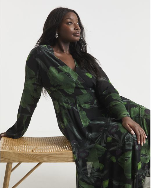 Religion Green Flash Maxi Dress
