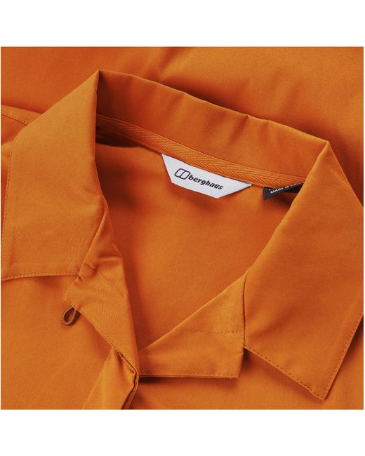 Berghaus Orange Explorer Short Sleeve Overshirt