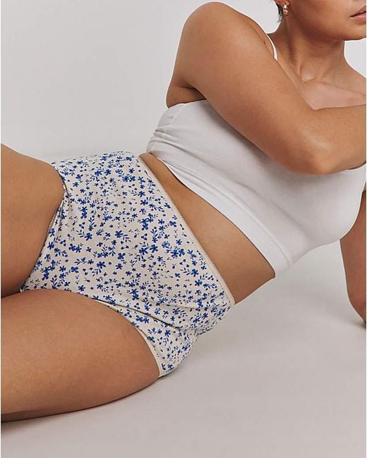 Pretty Secrets Blue 7 Pack Full Fit Brief