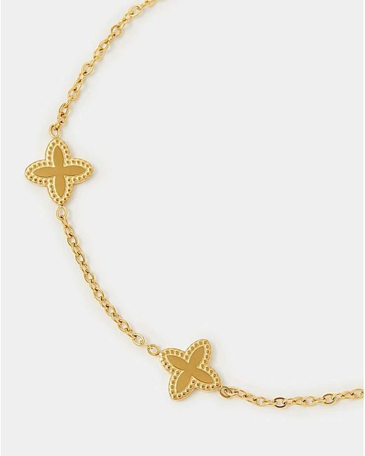 Accessorize Metallic St Clover Bracelet