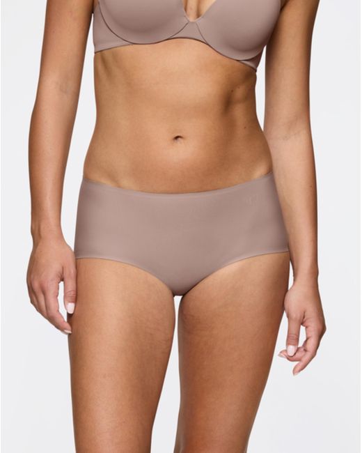 Triumph Brown Body Illusion Short Briefs