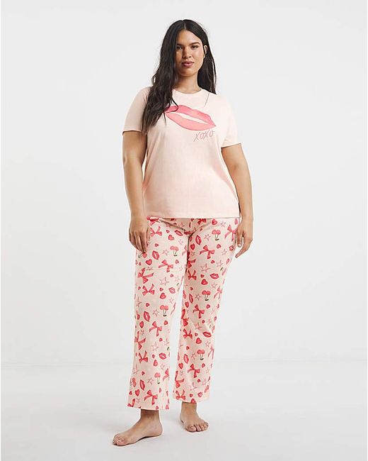 Simply Be Pink Pyjama Set