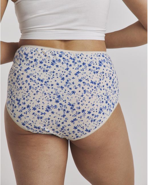 Pretty Secrets Blue 7 Pack Full Fit Brief