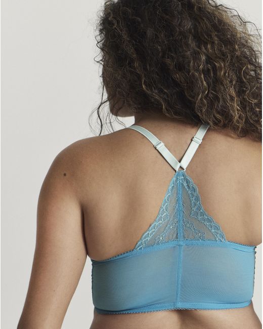 Gossard Blue Superboost Longline Bra Ocean Bl