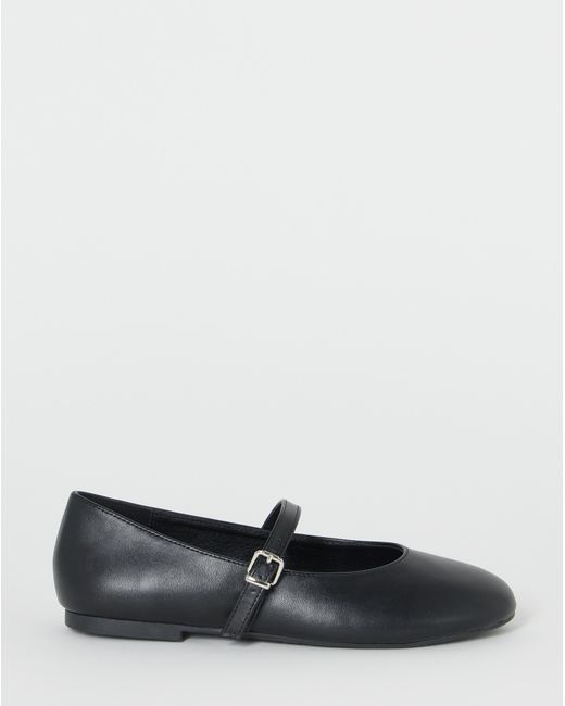 Simply Be Blue Mary Jane Ballerina Extra Wide Fit