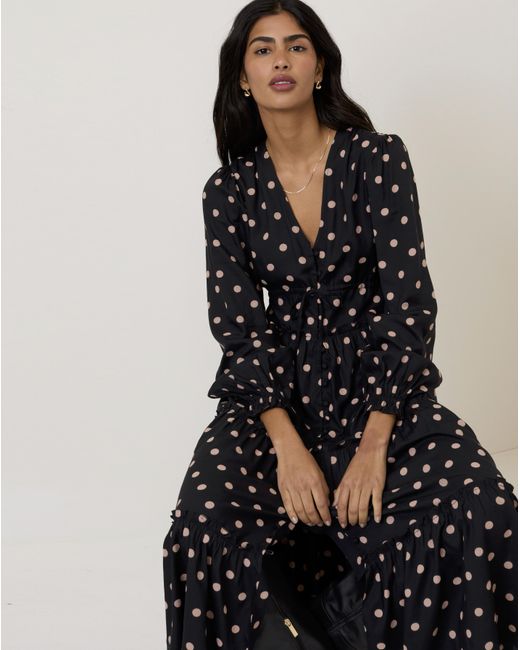 Nobody's Child Black Nc Sofia Midi Dress