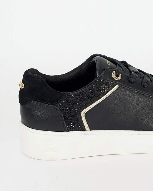 Dune White Platform Trainers D Fit