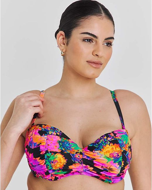 Simply Be Multicolor Underwired Bikini Top