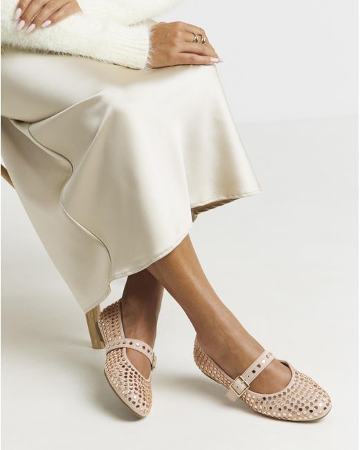 Simply Be Natural Studded Mary Jane Extra Wide