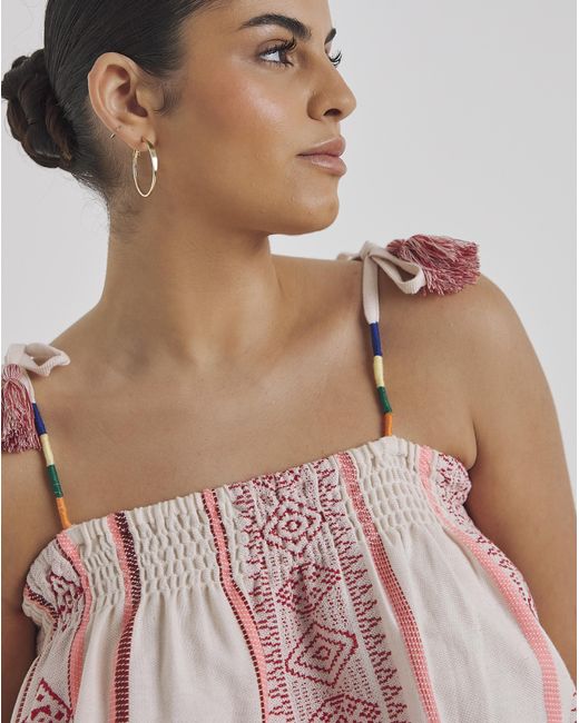 Beach To Beach Pink Stripe Beach Co Ord