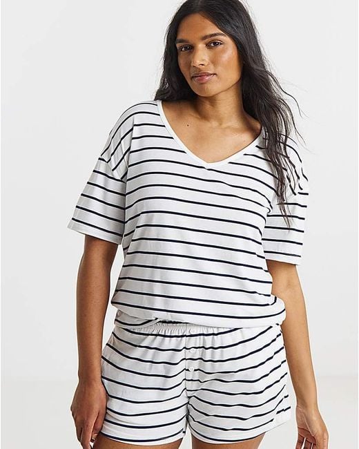 Pretty Secrets Gray Pyjama Shortie Set