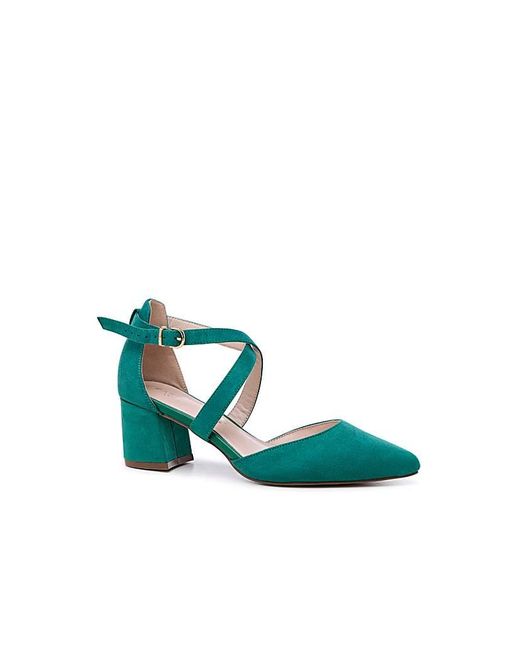 Paradox London Blue Ffion Widefit Block Heels