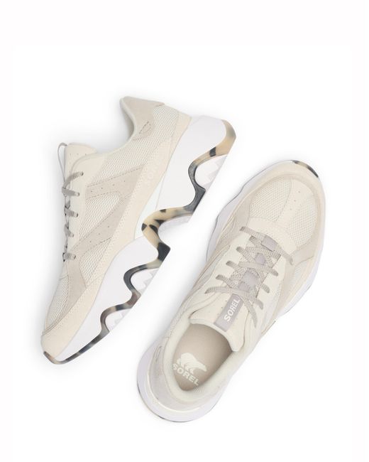 Sorel White Kinetic Array Trainers
