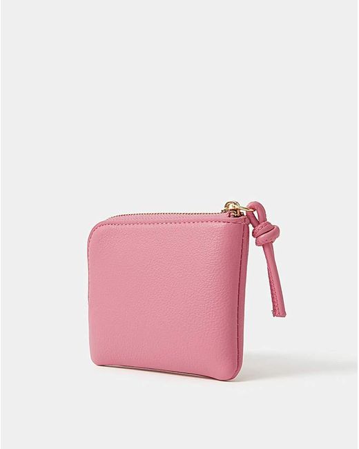 Accessorize Pink Initial Coin Purse