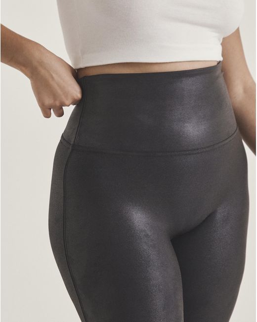 Spanx Black Faux Leather Leggings