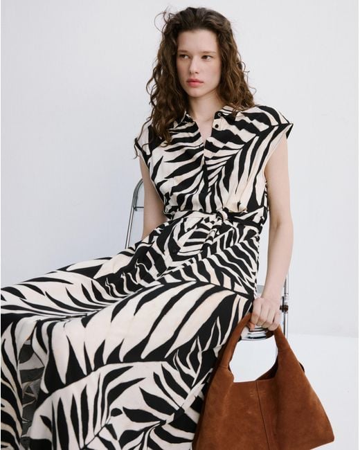 Mango White Dress Apple