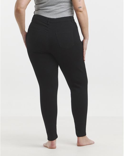 Simply Be Black Skinny Highwaist Super Stretch