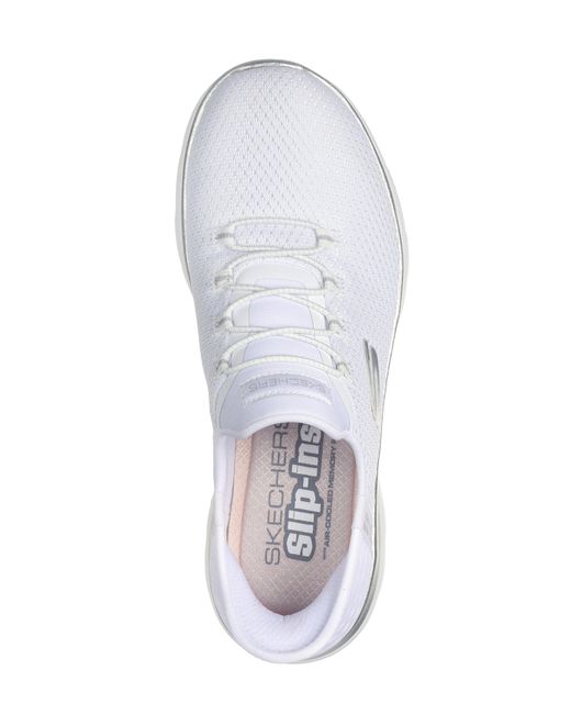 Skechers White Summits Diamond Dream Trainers