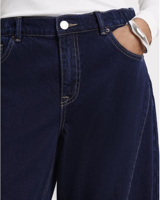 Simply Be Blue Authentic Tapered Leg Jeans