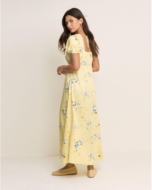 Nobody's Child Natural Iris Midi Dress