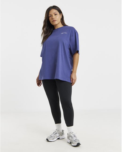 Gym King Blue Boyfriend T-Shirt