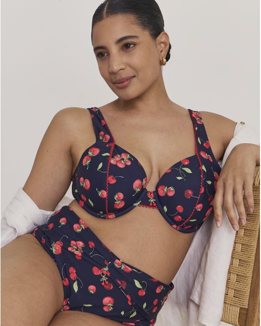 MAGISCULPT Blue Cherry Underwired Bikini Top