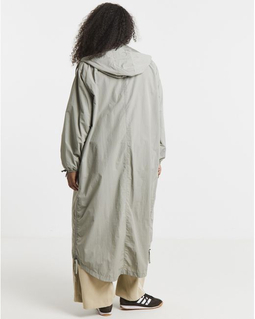 Simply Be White Utility Parachute Jacket