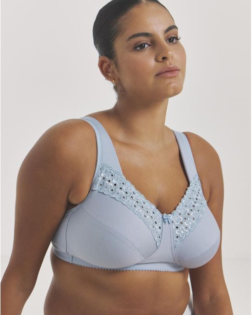 Miss Mary Of Sweden Blue Miss Mary Broderie Anglaise Bra