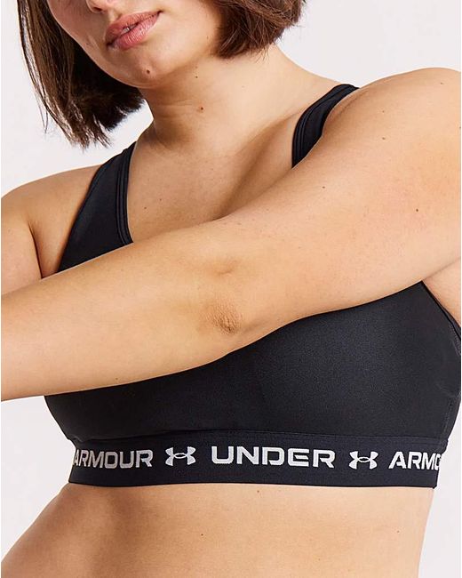 Under Armour Black Crossback Mid Bra